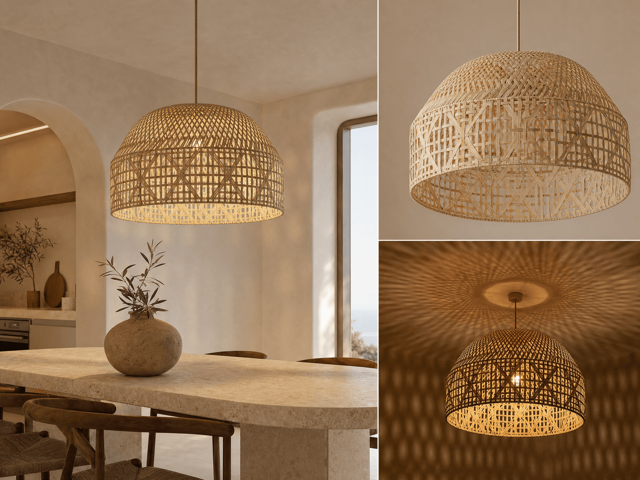 Djerba Woven Pendant Light