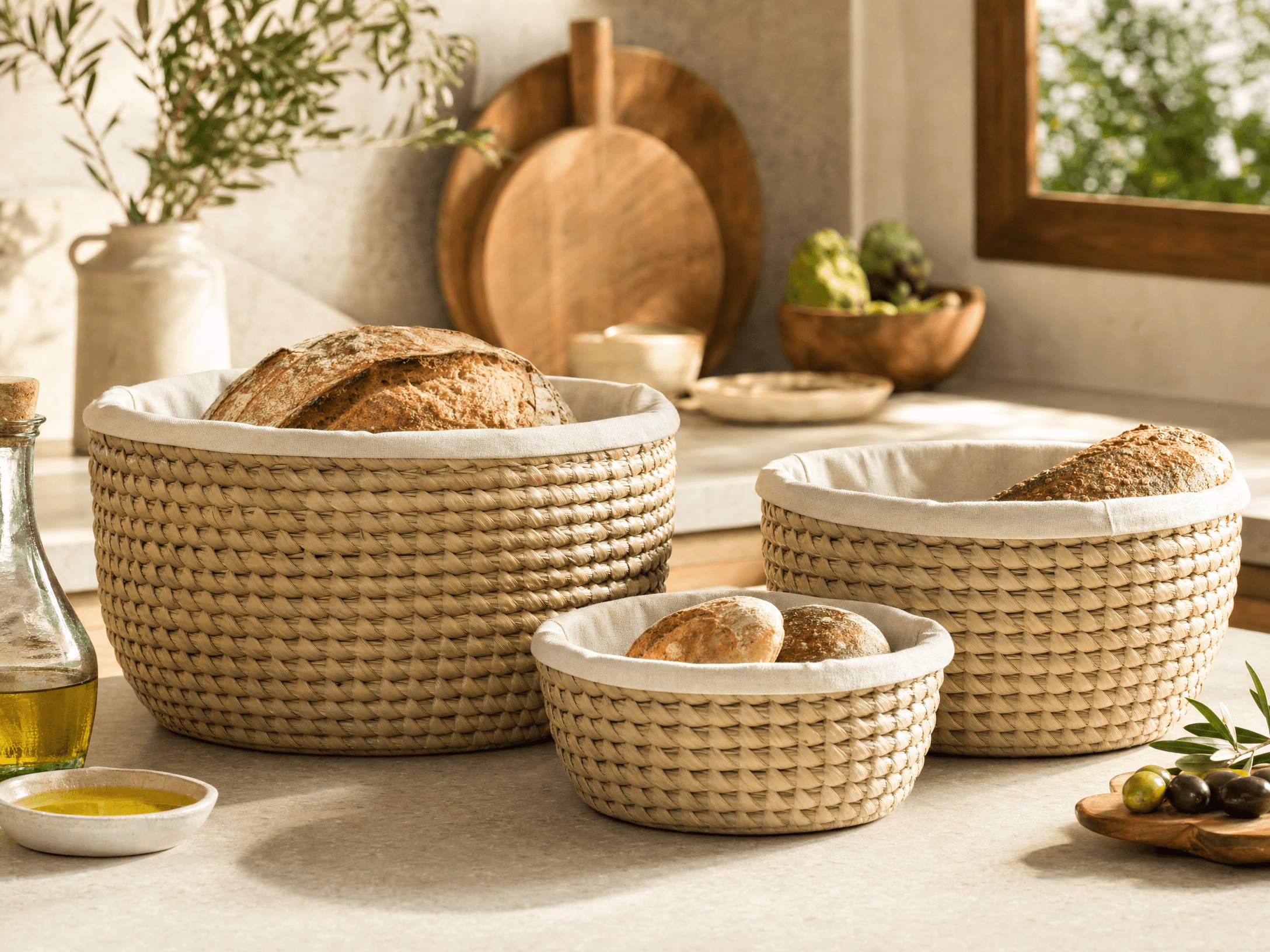 Medina Bread Baskets (Set of 3)