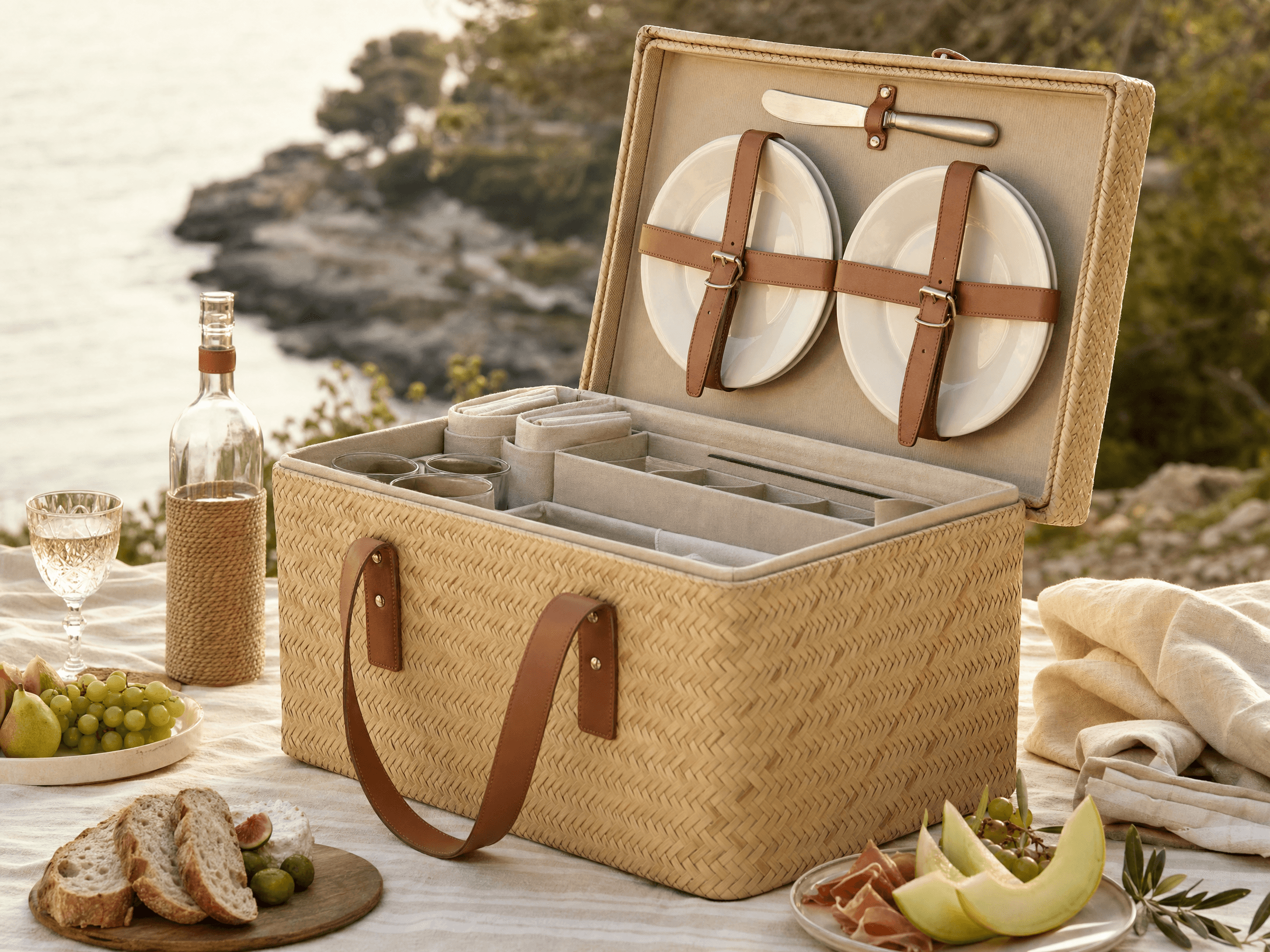Mediterranean Picnic Basket