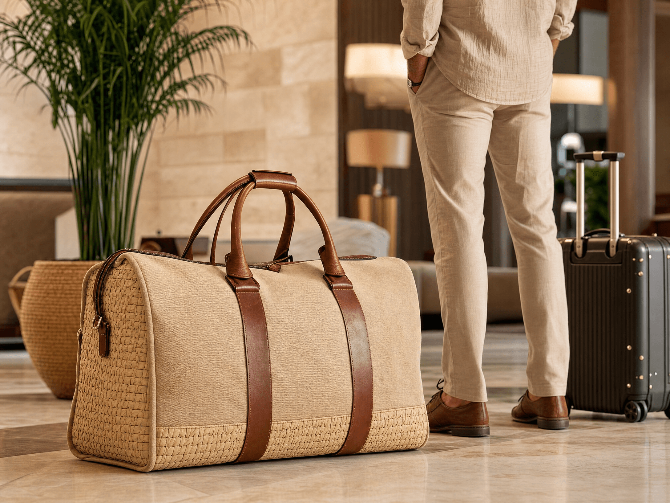 Sahara Canvas & Woven Weekender