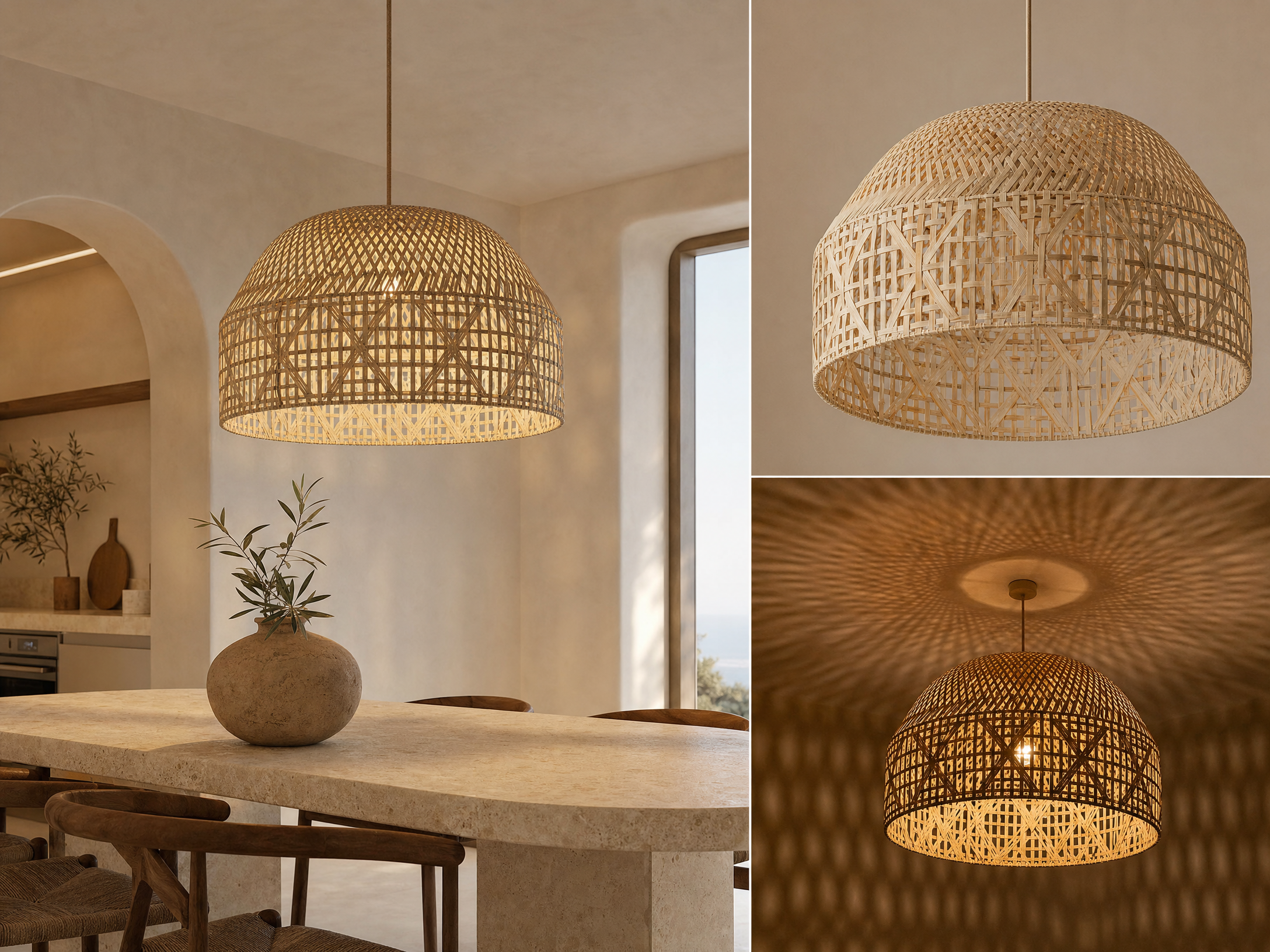 Djerba Woven Pendant Light